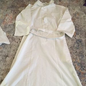 Vintage White Nursing Dress